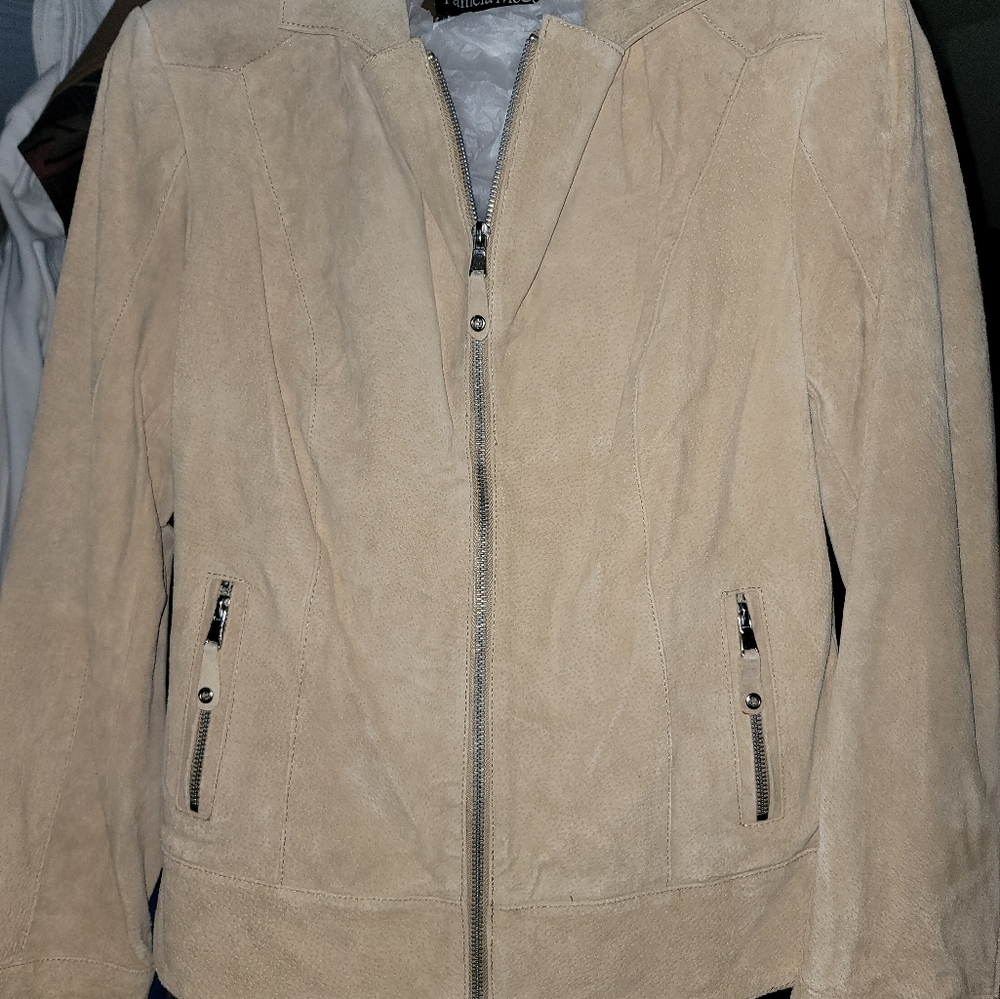 Pamela Mccoy leather jacket NWOT